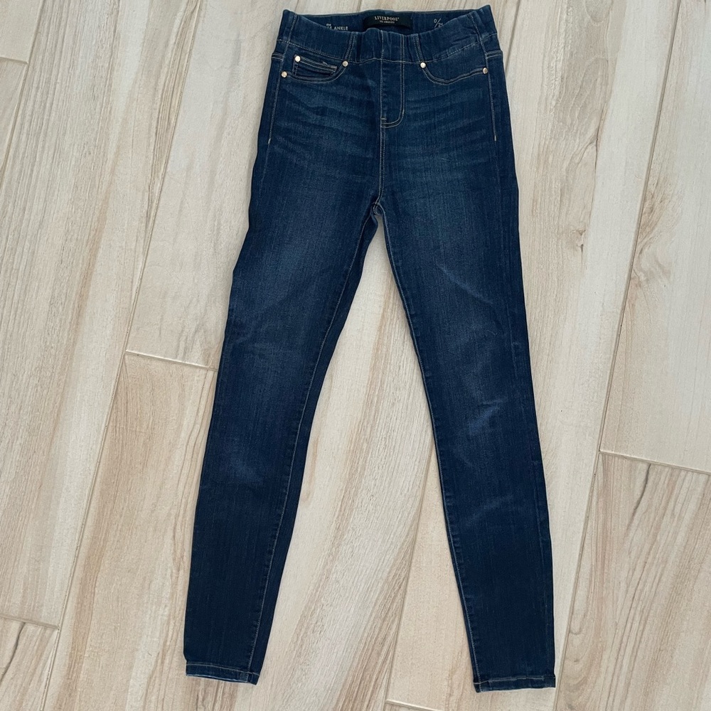 Liverpool high rise ankle denim legging jeans